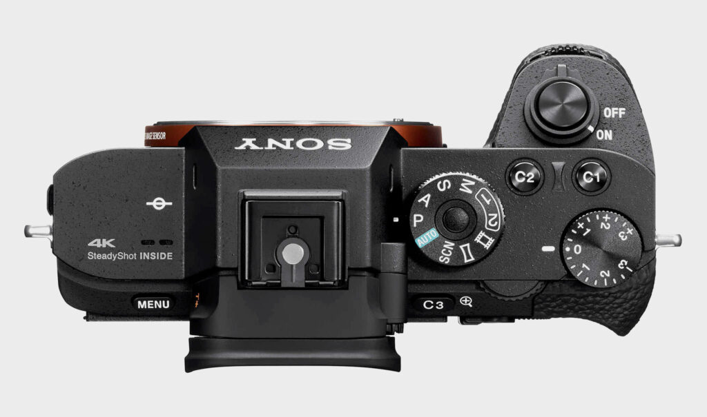 The Sony A7 uses custom buttons for a better UX or user experience
